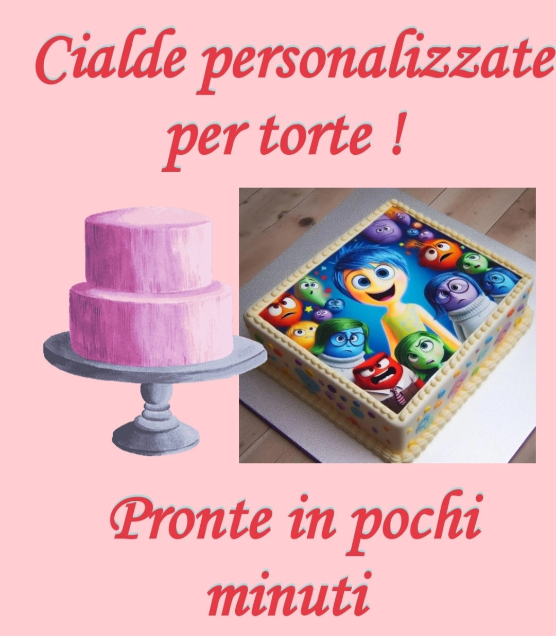 Ostie personalizzate per torte