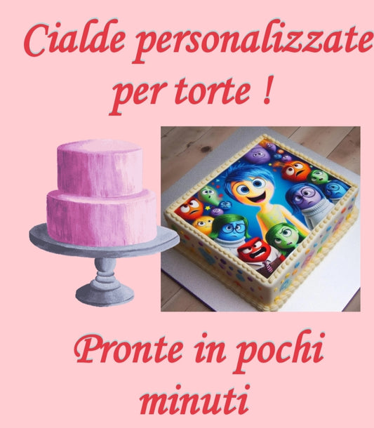 Ostie personalizzate per torte