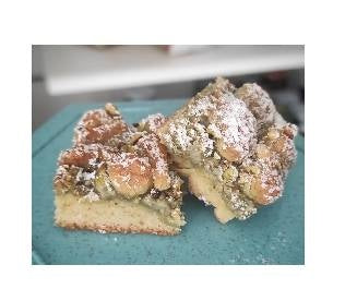Quadrotti al pistacchio