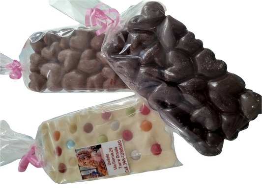 Tavolette di cioccolato Cuoricini